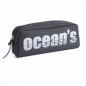 Oceans Wave California 1-Zip Pencil Case - Dark Gray