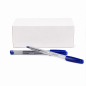 MKtape Pack of 36 Blue Triangular Ballpoint Pens, 1.0 mm