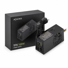 Aisens TFX 500W Power Supply Black | 80 mm