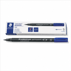 Staedtler Lumocolor Permanent Pen 313 Blue