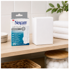 Nexcare Soft Touch Universal 20 Count Assorted