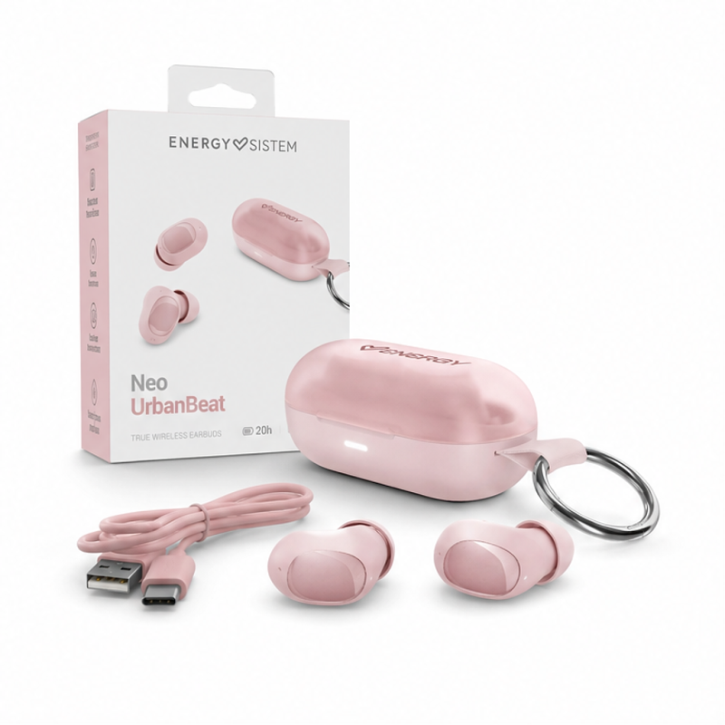 Energy Sistem Neo UrbanBeat écouteurs true wireless rose