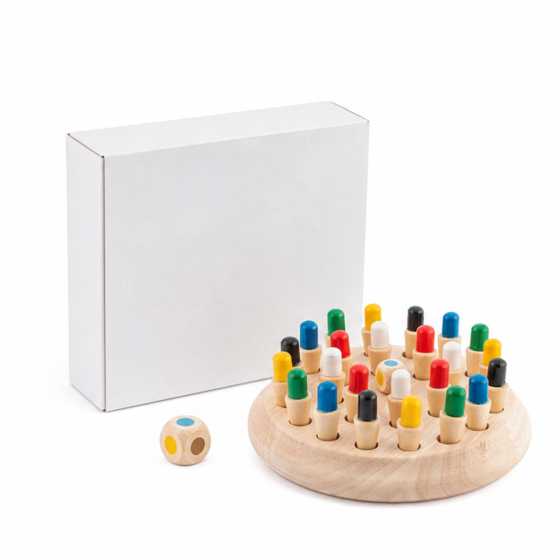 Jeu de mémoire en bois Taeda InnovaGoods 26 pièces