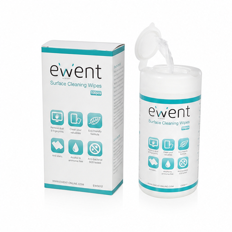 Ewent EW5612 Surface Cleaning Wipes