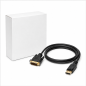 Aisens DisplayPort to DVI Converter Cable, 2.0 m, Black