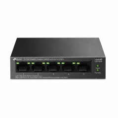 TP-Link LS105GP Switch de bureau Gigabit 5 ports avec 4 ports PoE+