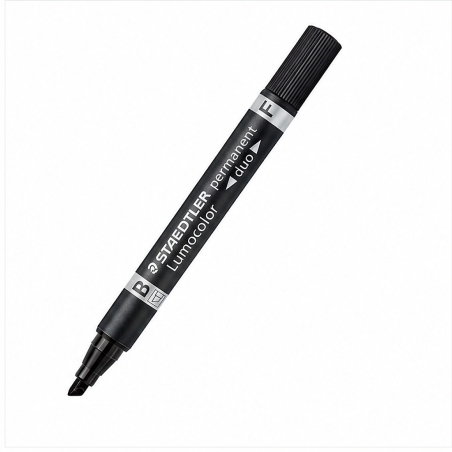 Staedtler Lumocolor permanent duo 348 B black