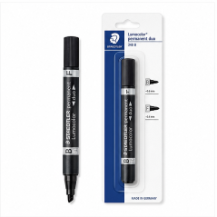 Staedtler Lumocolor 348 B Black Permanent Marker