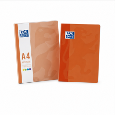 Cahiers agrafés Oxford A4 48 feuilles réglure 3,5 mm, lot de 10 (coule