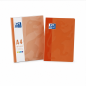 Cahiers agrafés Oxford A4 48 feuilles réglure 3,5 mm, lot de 10 (couleurs assorties)
