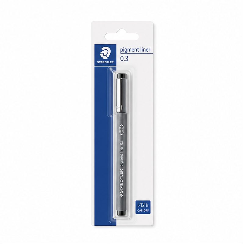 Staedtler Pigment Liner 308 Black 0.3 mm Staedtler Pigment Liner 308 Black 0.3 mm
