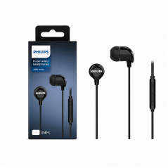Philips TAE2146BK écouteurs USB-C intra-auriculaires