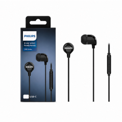 Philips TAE2146BK USB-C In-Ear Wired Headphones