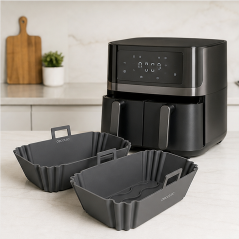 Cecofry TwinBucket : lot de 2 moules silicone