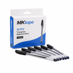 MKtape 36 Black Triangular Pens 1.0 mm