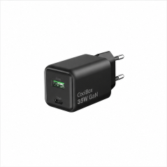 Coolbox Chargeur USB 35W GaN Noir