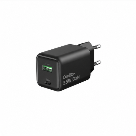 Coolbox Chargeur USB 35W GaN Noir