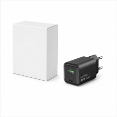Coolbox 35W GaN USB Charger Black | USB-C/USB-A