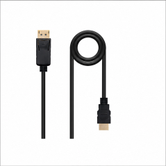 Nanocable câble DisplayPort vers HDMI 1 m noir