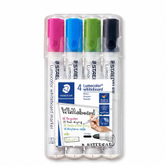 Staedtler Lumocolor 351 marqueurs tableau blanc x4