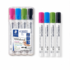 Staedtler Lumocolor 351 Whiteboard Markers 4-Pack