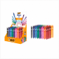 Bic Gel-Ocity Quick Dry, présentoir de 48 stylos gel rétractables, pointe 0,7 mm