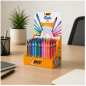 Bic Gel-Ocity Quick Dry, présentoir de 48 stylos gel rétractables, pointe 0,7 mm