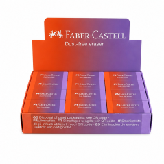 Faber-Castell Dust-Free Flow, présentoir 24 pièces