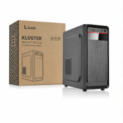 L-Link KLUSTER Boîtier ATX USB 3.0 avec 500W