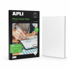Apli Colour Laser Photo Paper A4, 100 Sheets