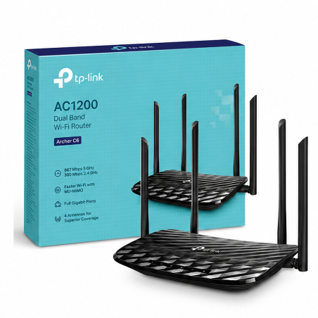TP-Link Archer C6 Routeur Wi-Fi Gigabit AC1200