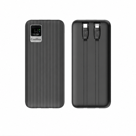 Powerbank Coolbox DP10 10000 mAh 22,5 W noir
