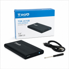 Boîtier externe Tooq TQE-2510B USB 2.0 noir