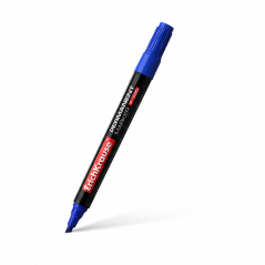 ErichKrause P-300 Blue Permanent Marker, 12 Pack