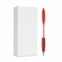 BIC Atlantis Classic rouge 1 mm, lot de 12