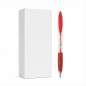 BIC Atlantis Classic stylo bille rétractable rouge, pointe 1 mm, lot de 12