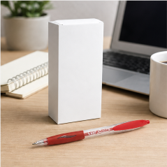 BIC Atlantis Classic Red 1 mm Pen, 12-Pack