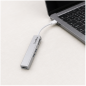 Coolbox miniDock 5-in-1 USB-C hub gray metallic