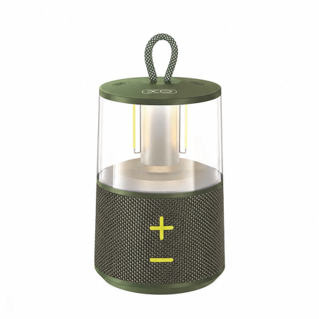 XO F59 enceinte Bluetooth 5 W avec lampe de camping verte