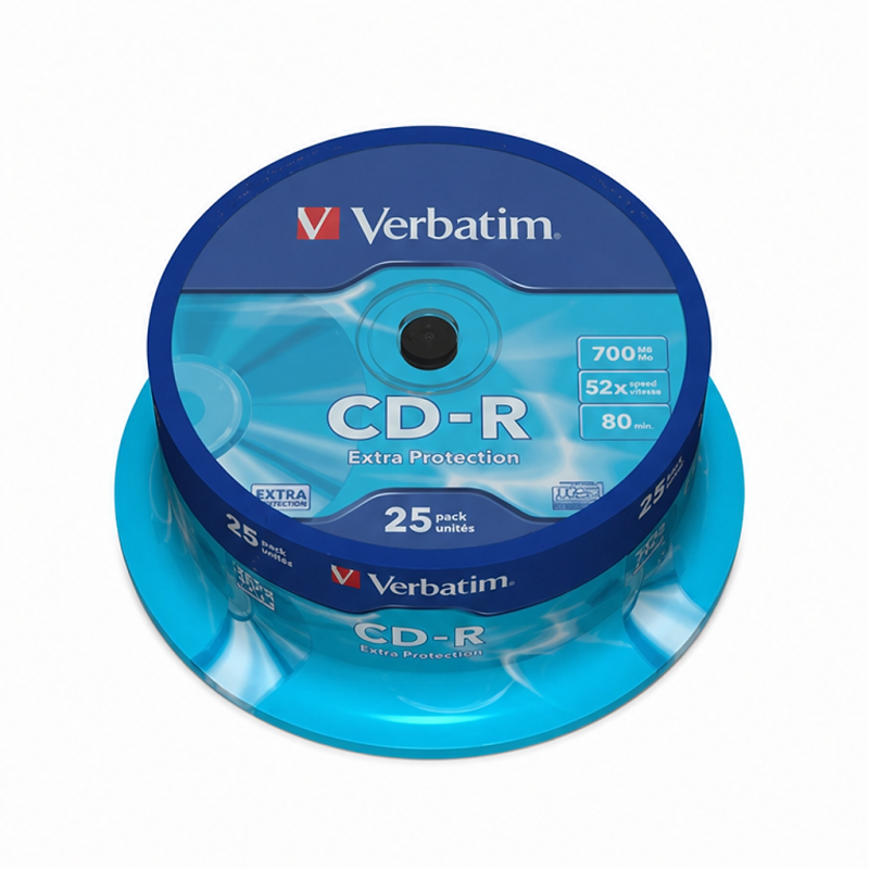 Verbatim CD-R 700 Mo 52x, tarrina de 25