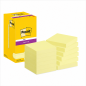 Post-it Super Sticky 76 x 76 mm, 12 blocs, jaune canari