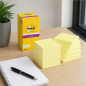 Post-it Super Sticky 76 x 76 mm, 12 blocs, jaune canari