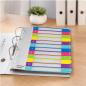 Leitz WOW intercalaire plastique imprimable multicolore 12 onglets A4