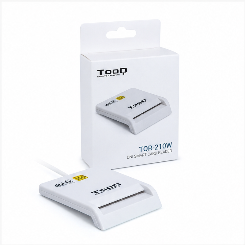 Tooq TQR-210W USB 2.0 DNIe reader white