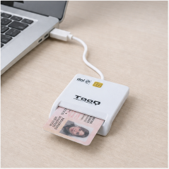 Tooq TQR-210W lecteur DNIe USB 2.0 blanc
