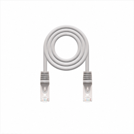 Câble réseau Nanocable Cat.6 FTP RJ45 AWG24 gris 15 m
