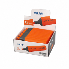 Milan marqueur fluorescent orange, 12 uds. 1-4,8 mm