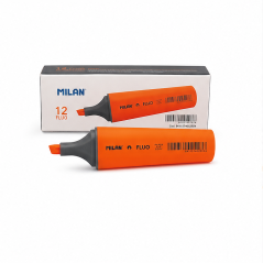 Milan marqueur fluorescent orange, 12 uds. 1-4,8 mm