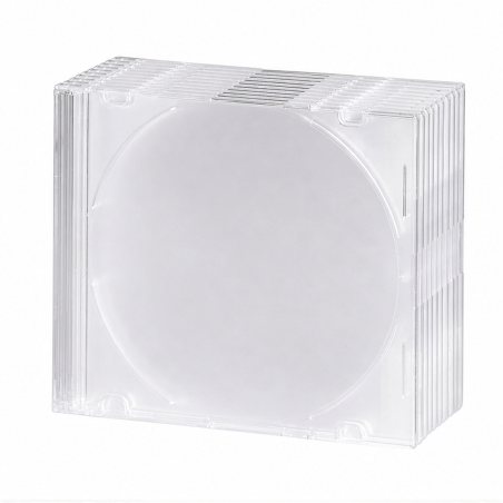 Hama boîtier CD Slim, lot de 10, transparent