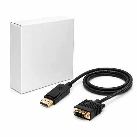 Aisens câble DisplayPort vers VGA 2 m noir